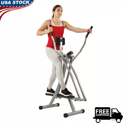 Air Walk Trainer Glider LCD Monitor Aerobic Exercise Non-Slip Pedals Fitness NEW • $77.81