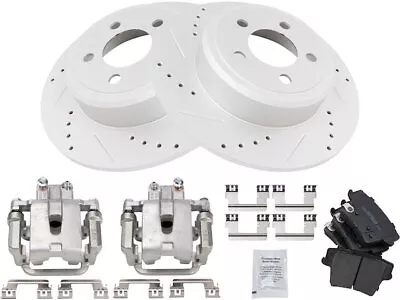 Rear Brake Pad Rotor And Caliper Set For 300 Challenger Charger Magnum KS23S9 • $204.15
