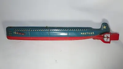 Vintage Metal Toy Submarine 108 Nautilus - Japan W/ Hallmarks - See Photos • $29.99