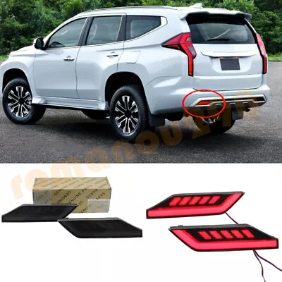 2X For Mitsubishi Pajero Sport 2020 2021 LED Turn/ Brake Lights Rear Fog Lights • $108.73