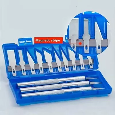 Precision Cutting Knife Set Hand Tools Art Hobby Craft Non Slip 13 Pieces • $21.98