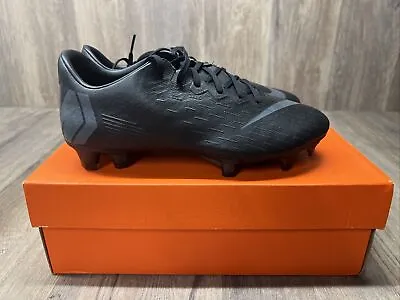 Nike Unisex Vapor 12 Pro FG Soccer Cleat Black Men’s Size 5 US AH7382001 • $20.99