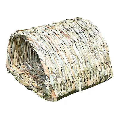 Bunny Nest Hamster Hideaway Bed Spacious Hay Tunnel Reed Grass Chew Toy For Pets • $19.77