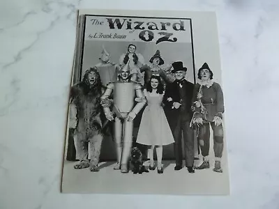 1989 Wizard Of Oz Cast Postcard 8x10 Movie Dorothy Judy Garland Rare Vintage Vtg • $4.84