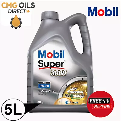 Mobil Super 3000 Xe 5w-30 (151451) *fully Synthetic* Acea C3* • £46.99