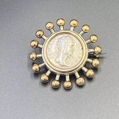 £25 • Buy Septimius Severus Coin Brooch - Antique 