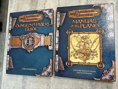 Dungeons And Dragons Ser.: Manual Of The Planes & Dungeon Master’s Guide • $45