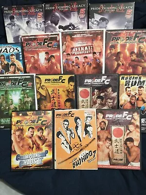 Pride Fighting Championship/ UFC/ MMA HUGE DVD LOT!! • $92.88