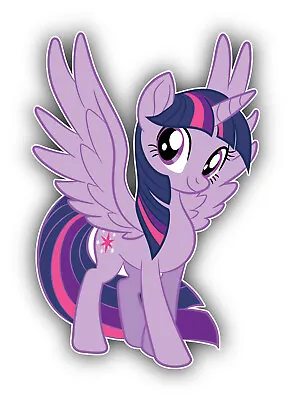My Little Pony Twilight Sparkle Cartoon Sticker Bumper Decal - ''SIZES'' • £3.56