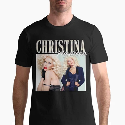 $21.59 • Buy Hot Christina Aguilera T Shirt New Black S-234XL Shirt THAEB01826