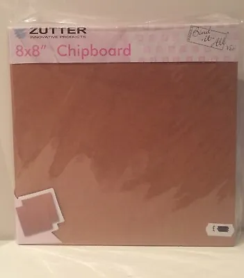ZUTTER BIND IT ALL ACCESSORIES   Pair Of Chipboard Covers 8  X 8  PC 2 • £5.99