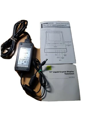 $14.99 • Buy Charger For Hannspree LTOG-15U1 15  TV Series Adapter Power Supply Cord AC 