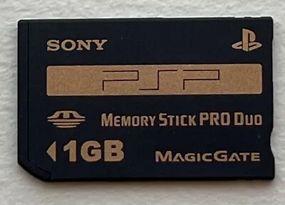Sony PSP 1GB Memory Stick Pro Duo Magic Gate Memory Card • $11.95
