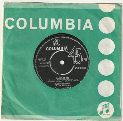 £4.40 • Buy CLIFF RICHARD & THE SHADOWS - Bachelor Boy - 1962 UK 7  Vinyl Single