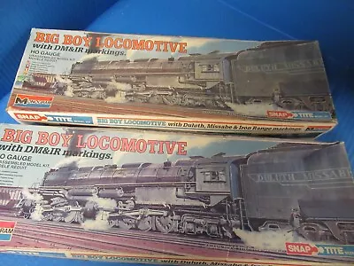 Monogram  HO Scale  Big Boy  Model Kit  Lot  DM&IR  Union Pacific  Steam • $19.99