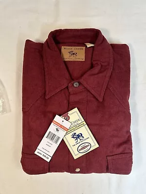 Moose Creek Flannel Shirt Mens XLT Heavyweight Soft Cotton Button-Up. NWT • $34.95