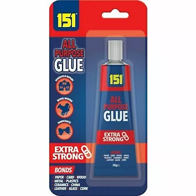 New 151 All Purpose Glue Adhesive 30g For All Materials DIY Extra Strong Multi T • £3.54