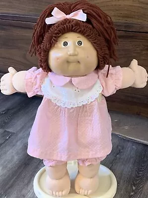 1984 Vtg Cabbage Patch Kids Doll Auburn Hair Brown Eyes Dimple Freckles HM#2 CPK • $35.99