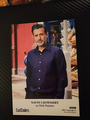 Navin Chowdhry(EASTENDERS) UNSIGNED CAST CARD • £10