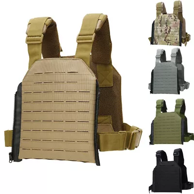 Tactical Hunting Military Molle Vest JPC Airsoft Combat Plate Carrier Paintball • $80.28