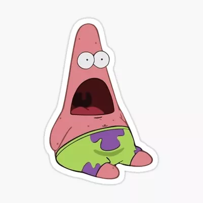 £3.83 • Buy Patrick Star Decal Big Mouth SpongeBob SquarePants Funny Sticker 
