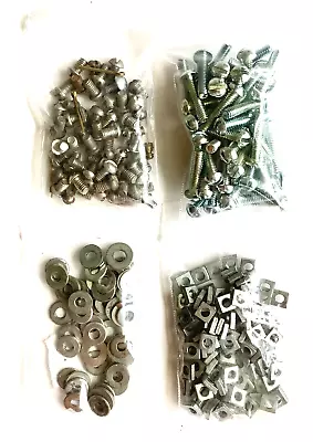 £21.23 • Buy 250  Pcs Slotted  1/4  & +3/4“  Screws  Nuts Washers Gilbert Erector Meccano