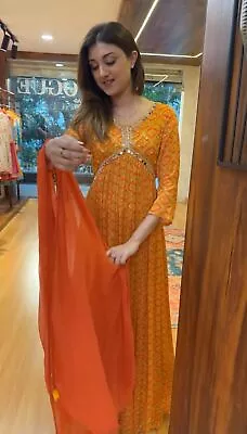 Designer Wedding Party Wear Alia Cut Suit New Bollywood Pakistani Dress Indian • $82.02