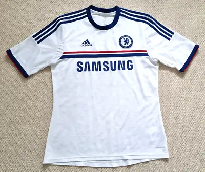 £24.99 • Buy Chelsea Football Club Mens White Adidas Samsung T Shirt Jersey Top Size Medium