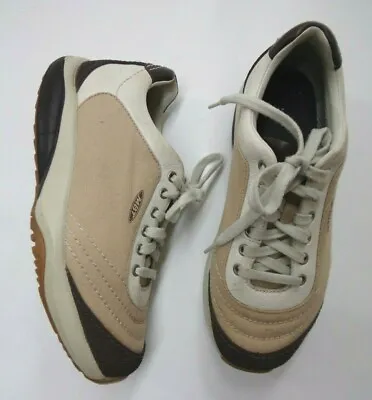 MBT 9 Sneakers Tataga 400137-02 Women Tan Brown Canvas Leather Toning Walkers • $25