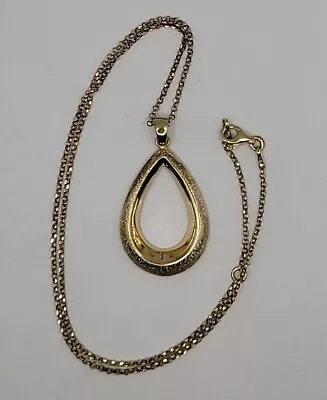 Charles Garnier Sterling Silver Constellation Gold Teardrop Necklace • $60