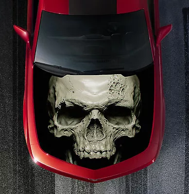 H11 SKULL Hood Wrap Wraps Decal Sticker Tint Vinyl Image Graphic • $84.89