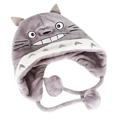 $27.95 • Buy Adult Hat, My Neighbor Totoro Soft Plush Winter Cap WARM Kids Unisex Cosplay Pom