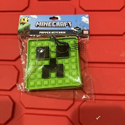 Minecraft Creeper Fidget Popper Keychain • $2.99