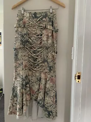 Zimmermann Cavalier Strapped Floral Skirt Size 1 • $200