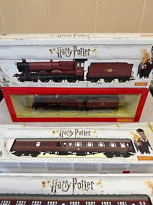 Hornby Harry Potter And 2 Coaches All Boxed Dcc Ready 00 Gauge • £250