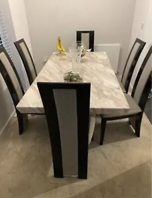£1000 • Buy Marble Dining Table And 6 Chairs