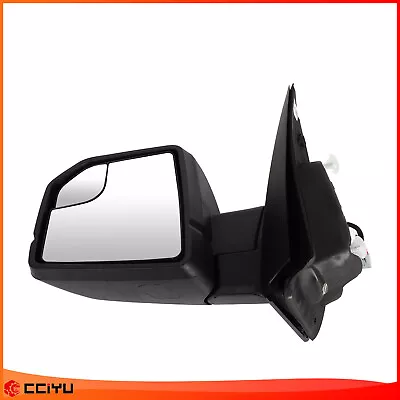 Power Black Tow Side Mirrors Driver Side 6PIN For 2015-2020 Ford F-150 • $65.99