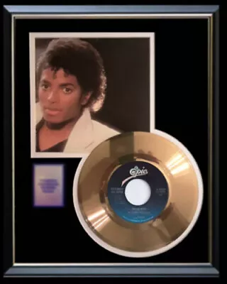 Michael Jackson Billie Jean 45 Rpm Gold Metalized Record Rare Non Riaa Award  • $135