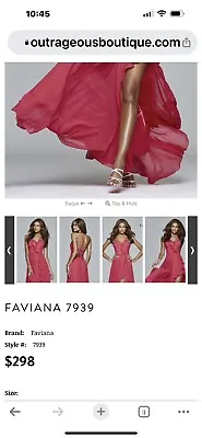 Faviana Formal Dress Size 10 Brand New • $50