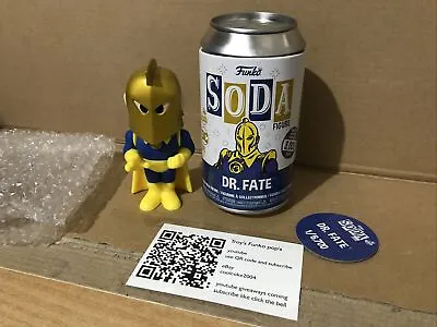 Funko Soda Vinyl Can Common Dr Fate 8000 Pcs $$ Combined Post • $12.50