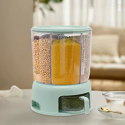 6-In-1 Rice Grain Dispenser Storage Container Large Kitchen Container Bucket 9KG • $31.35