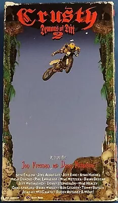 Crusty Demons Dirt 2 VHS Tape 90s Dirt Bike Motocross Fox Racing Fleshwound Film • $8.50