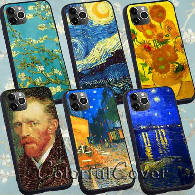 Van Gogh Oil Painting Almond Blossoms Phone Case Cover Fit For IPhone 12/13/15 • $11.99