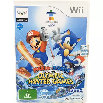 $14.73 • Buy Mario & Sonic At The Olympic Winter Games Nintendo Wii Game VGC Tracked Post