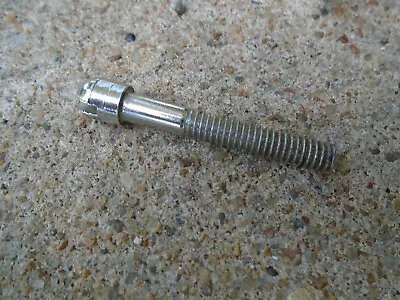 ONE VINTAGE PREMIER DRUM TENSION ROD SCREW SLOTTED-M6-1.0 X 45mm-NICE! • $25.47