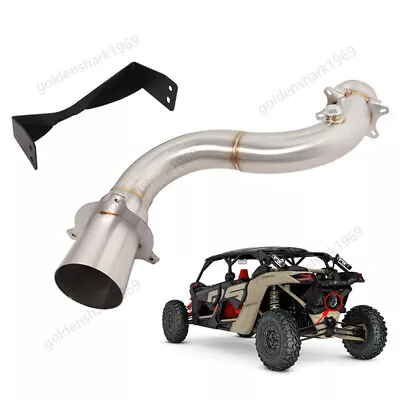 For Can-Am Maverick X3 R RR MAX 2017-2023 UTV Exhaust Tail Pipe Slip-on Muffler • $195.55