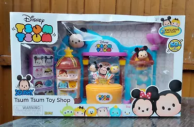 Disney Tsum Tsum Squishies Toy Shop Playset Brand New In Non-mint Box • £34.95