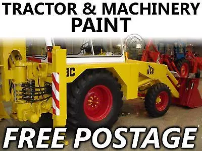 Tractor Agri Enamel Paint JCB Classic Yellow Digger 1LT • £23.41