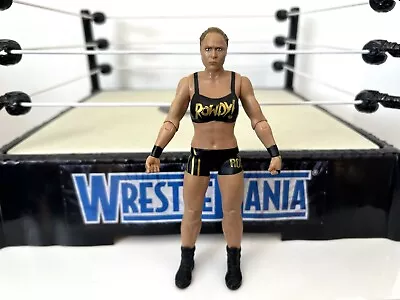 WWE Ronda Rousey Wrestling Figure Female Diva Mattel Basic 101 UFC COMBINED P&P • £5.49