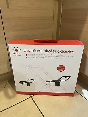 Diono Quantum Stroller Adapter Pushchair Maxi Cosi Nuna New Black 40950 • £5